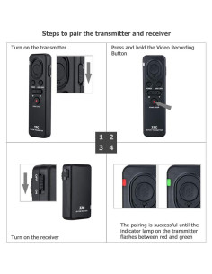Control Remoto Inalámbrico JJC SRF2W para Sony A7R IV A7S III 2