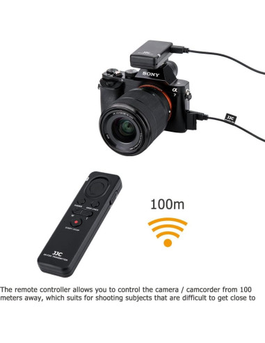 Control Remoto Inalámbrico JJC SRF2W para Sony A7R IV A7S III