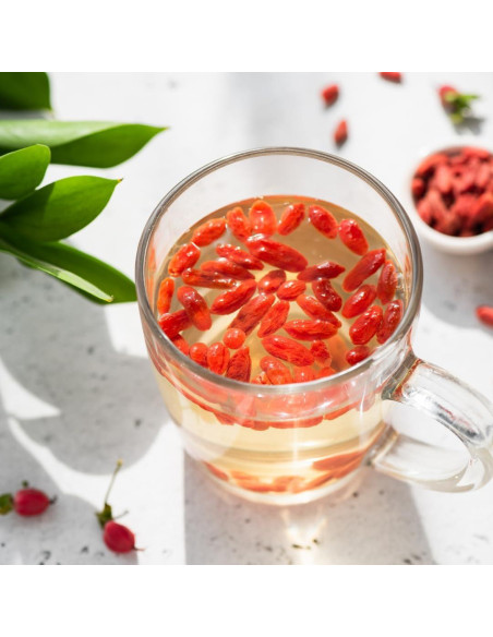 Polvo de Baya Goji Wolfberry 227g Suplemento Herbal Puro Polvo de Baya Goji Wolfberry 227g Suplemento Herbal Puro