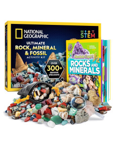 Kit de Rocas y Fósiles National Geographic - 300 Piezas
