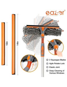 Limpiadora de Ventanas 2 en 1 Eazer EAW01 Telescópica 162.5 cm 2