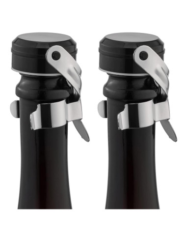 Tapones de Vino y Champagne WOTOR de Acero Inoxidable - 2 Paquete