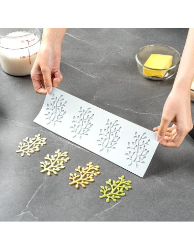 Mat de Impresión de Fondant Restaurantware 29.5x9.7cm Silicona