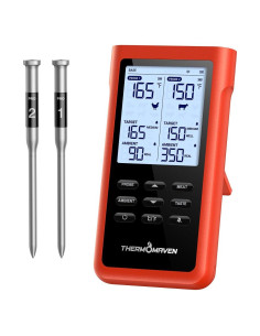 Termómetro de Carne Inalámbrico ThermoMaven WT12, 6 Sensores NIST