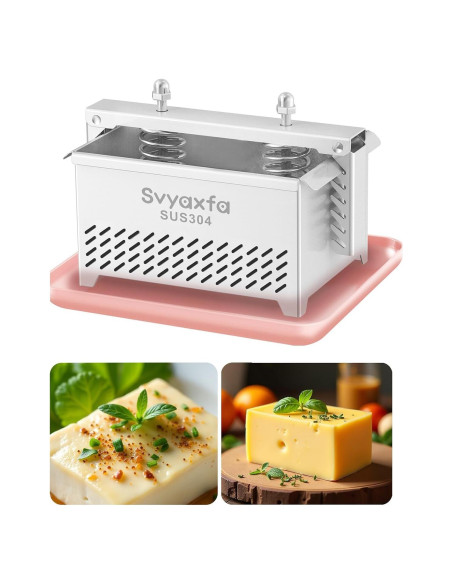 Prensa de Tofu Svyaxfa Acero Inoxidable 304 Apta Lavavajillas