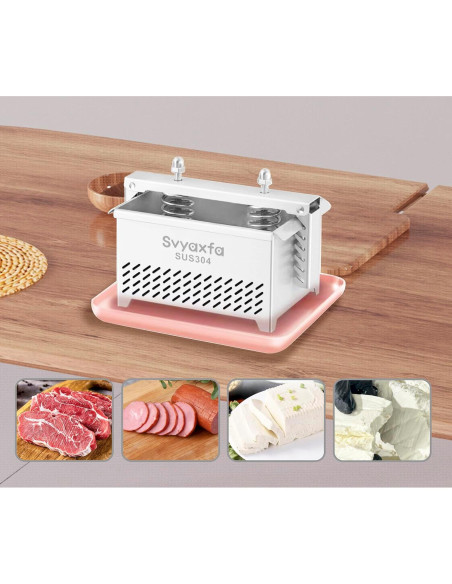 Prensa de Tofu Svyaxfa Acero Inoxidable 304 Apta Lavavajillas