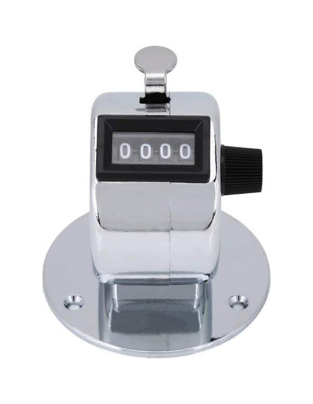 Contador Manual de Mano CYTGOUPER 4 Dígitos Acero Inoxidable