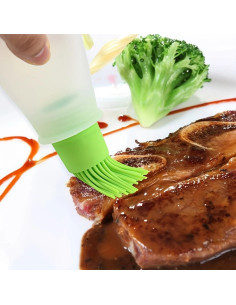 Juego de Brochas de Silicona Moritic con Botellas de Compresión 2