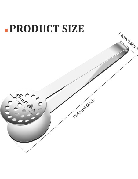 Exprimidor de Bolsitas de Té Tweruna Acero Inoxidable 15.4 cm