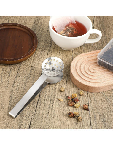 Exprimidor de Bolsitas de Té Tweruna Acero Inoxidable 15.4 cm