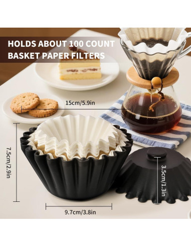 Soporte para Filtros de Café CAFEMASY - Organizador 100 Filtros