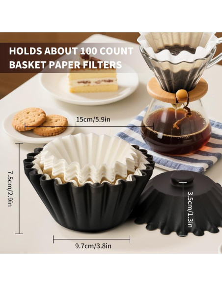 Soporte para Filtros de Café CAFEMASY - Organizador 100 Filtros