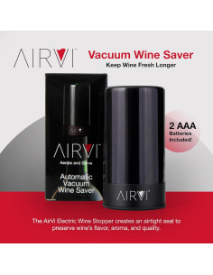 Bomba de Vacío Eléctrica para Vino AirVi - Sello Hermético 2