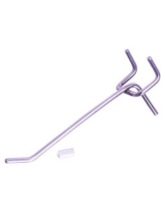 Ganchos de Tablero de Clavos KINOMI 30 Piezas 10 cm Plata