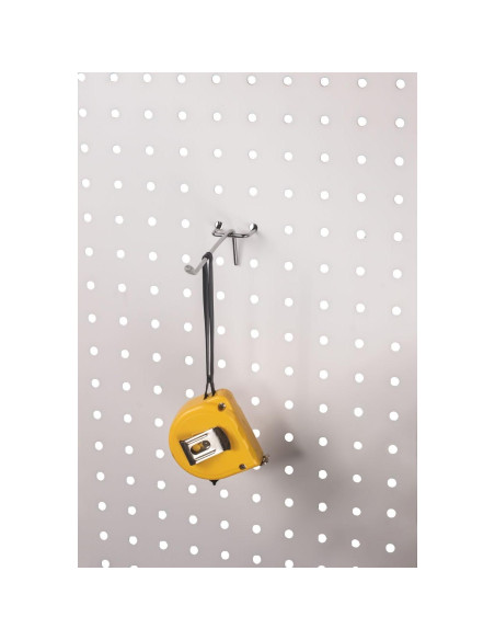 Ganchos de Tablero de Clavos KINOMI 30 Piezas 10 cm Plata