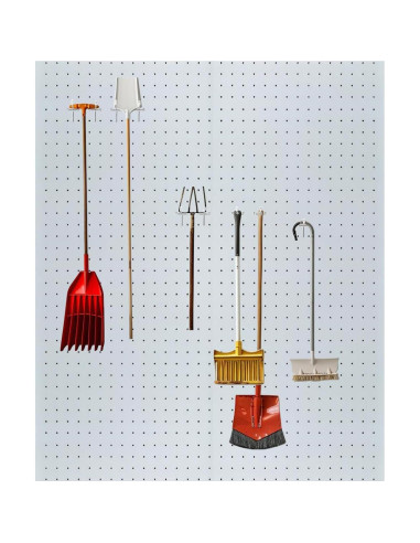 Ganchos de Tablero de Clavos KINOMI 30 Piezas 10 cm Plata