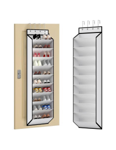 Organizador de Zapatos Colgante KEEPJOY Blanco 10 Niveles