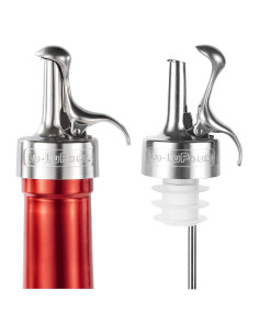 Tapón de Vino Automático Lu-lupour con Vertedor 2 en 1