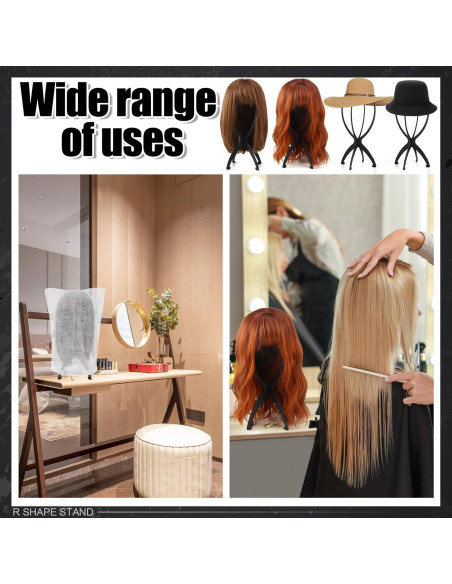 Juego de 2 Soportes para Pelucas ProSuites con 2 Bolsas