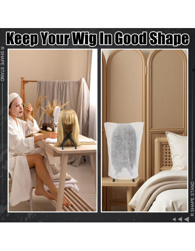 Juego de 2 Soportes para Pelucas ProSuites con 2 Bolsas