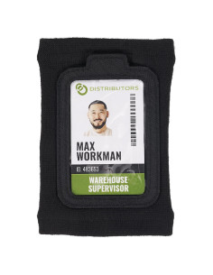 Soporte de identificación de muñeca Ergodyne Squids 3388 negro