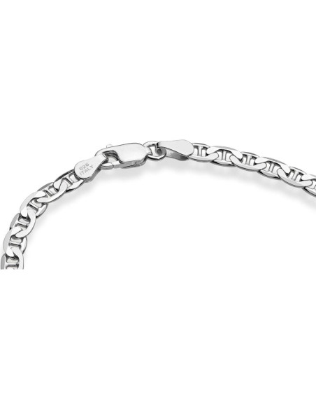 Pulsera de Tobillo Miabella 925 Plata de Ley 4mm Hecha en Italia Pulsera de Tobillo Miabella 925 Plata de Ley 4mm Hecha en Italia