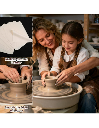 Paño de Chamois LXUEJIE 20 Piezas para Artistas 24.89x16cm