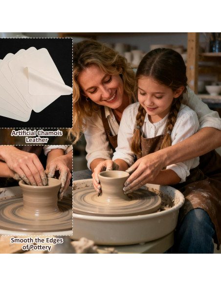 Paño de Chamois LXUEJIE 20 Piezas para Artistas 24.89x16cm