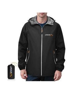 Chaqueta Impermeable Plegable APEXUP Hombre 3XL Negra