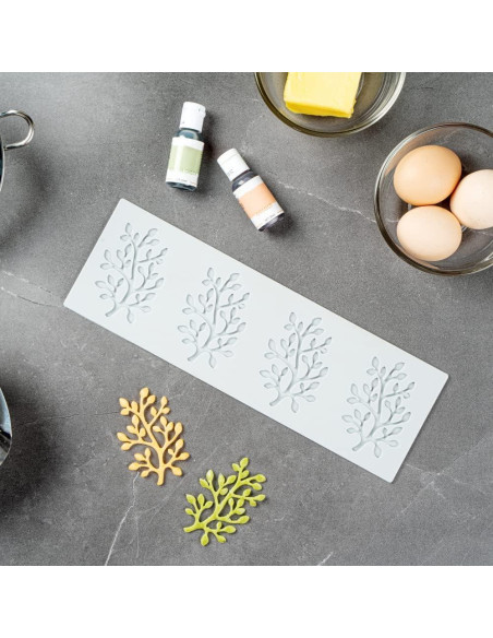 Mat de Impresión de Fondant Restaurantware 29.5x9.7cm Silicona