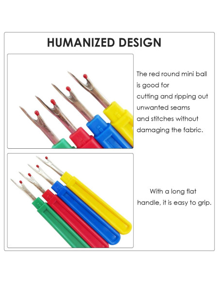 20 Piezas Desgarradores de Costura Ergonomicos DODOGA