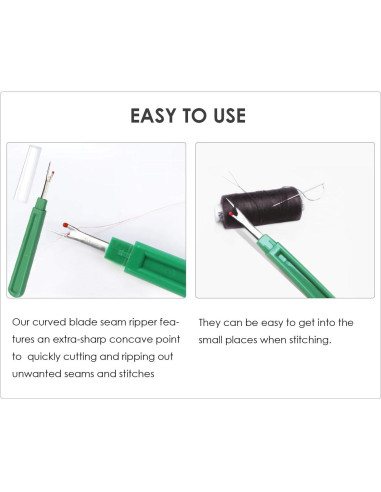 20 Piezas Desgarradores de Costura Ergonomicos DODOGA