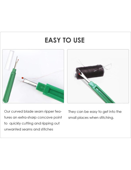 20 Piezas Desgarradores de Costura Ergonomicos DODOGA