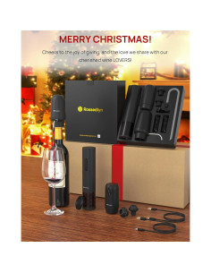 Juego de Abridor de Vino Eléctrico Rossedlyn R1 con Aerador y Bomba 2