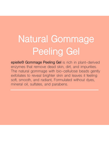 Epielle Gommage Peeling Gel Exfoliante Facial 118ml - 2 Paquete