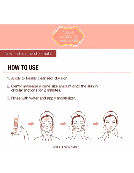 Epielle Gommage Peeling Gel Exfoliante Facial 118ml - 2 Paquete Epielle Gommage Peeling Gel Exfoliante Facial 118ml - 2 Paquete