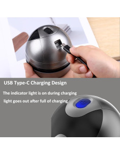 Mini Aspiradora de Escritorio Hallocool M23 Inalámbrica USB-C 2