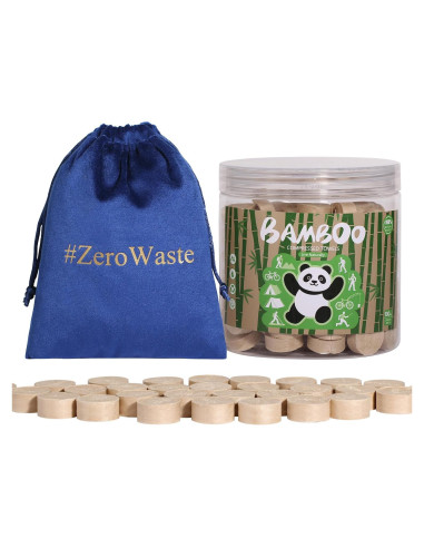 Toallas Comprimidas de Bambú MORGIANA - Paquete de 100 Unidades