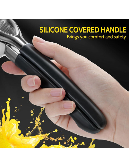 Exprimidor de Limón Sopito de Acero Inoxidable 388g Manual