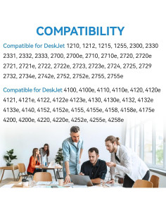 Cartuchos de Tinta Negra 67XL InkPlore, Compatible HP, 750 Páginas 2