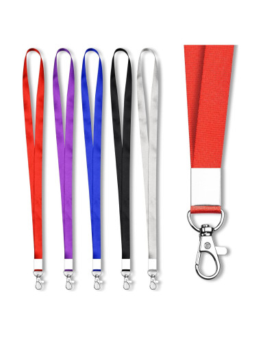 Cintas para Insignias Mcyye 5 PCS Nylon 48 cm con Clip Giratorio