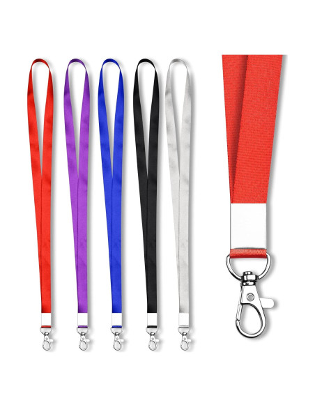 Cintas para Insignias Mcyye 5 PCS Nylon 48 cm con Clip Giratorio