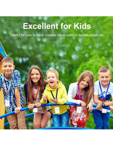 Cintas para Insignias Mcyye 5 PCS Nylon 48 cm con Clip Giratorio