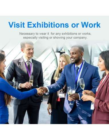 Cintas para Insignias Mcyye 5 PCS Nylon 48 cm con Clip Giratorio