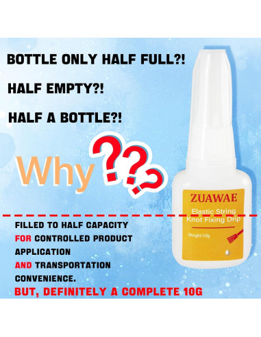 Pegamento para Joyería ZUAWAE 2PC, Adhesivo Claro para Manualidades