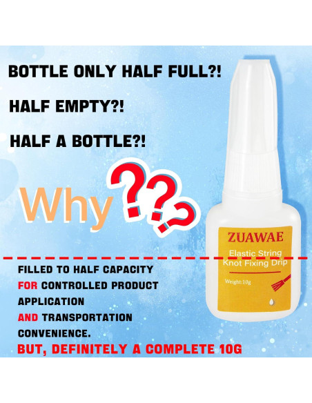 Pegamento para Joyería ZUAWAE 2PC, Adhesivo Claro para Manualidades