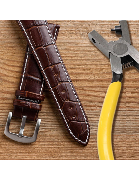 Perforador de Agujeros de Cuero Hitefu 2mm, Herramienta Ergonómica