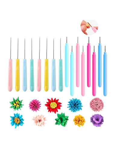 Kit de Herramientas de Quilling de Papel BAOFALI 16 Piezas
