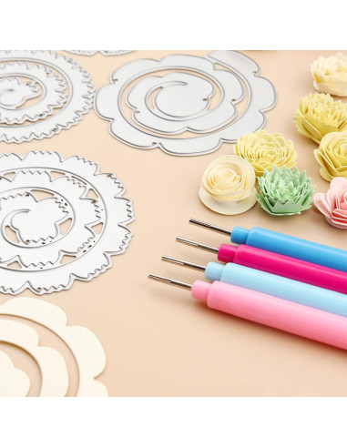 Kit de Herramientas de Quilling de Papel BAOFALI 16 Piezas