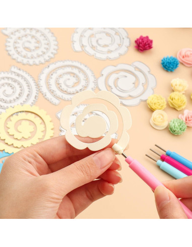 Kit de Herramientas de Quilling de Papel BAOFALI 16 Piezas